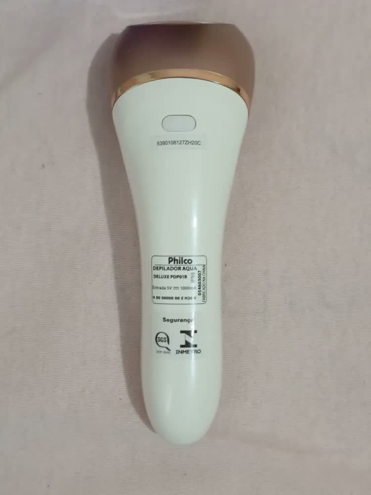 foto de Depilador Philco Aqua Deluxe Pdp01r Branco E Rosa 110v/220v Rosa-pálido