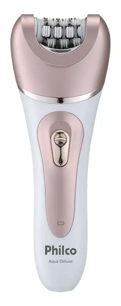 Depilador Philco Aqua Deluxe Pdp01r Branco E Rosa 110v/220v Rosa-pálido
