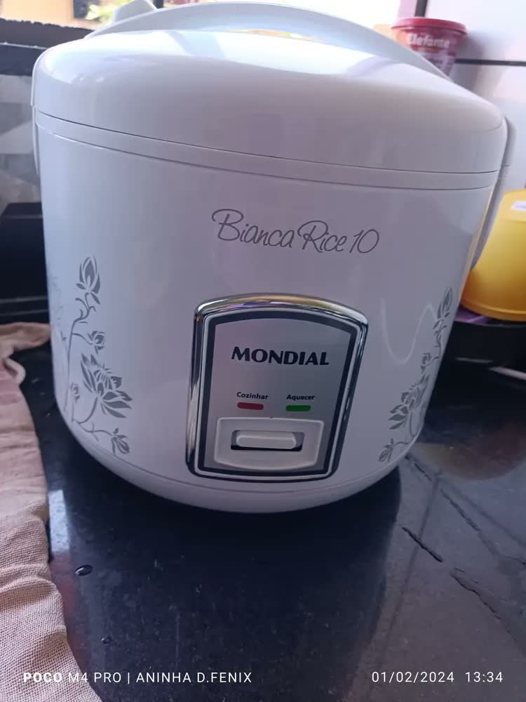 foto de Panela Elétrica Bianca Rice 10 Mondial 700W - PE-10