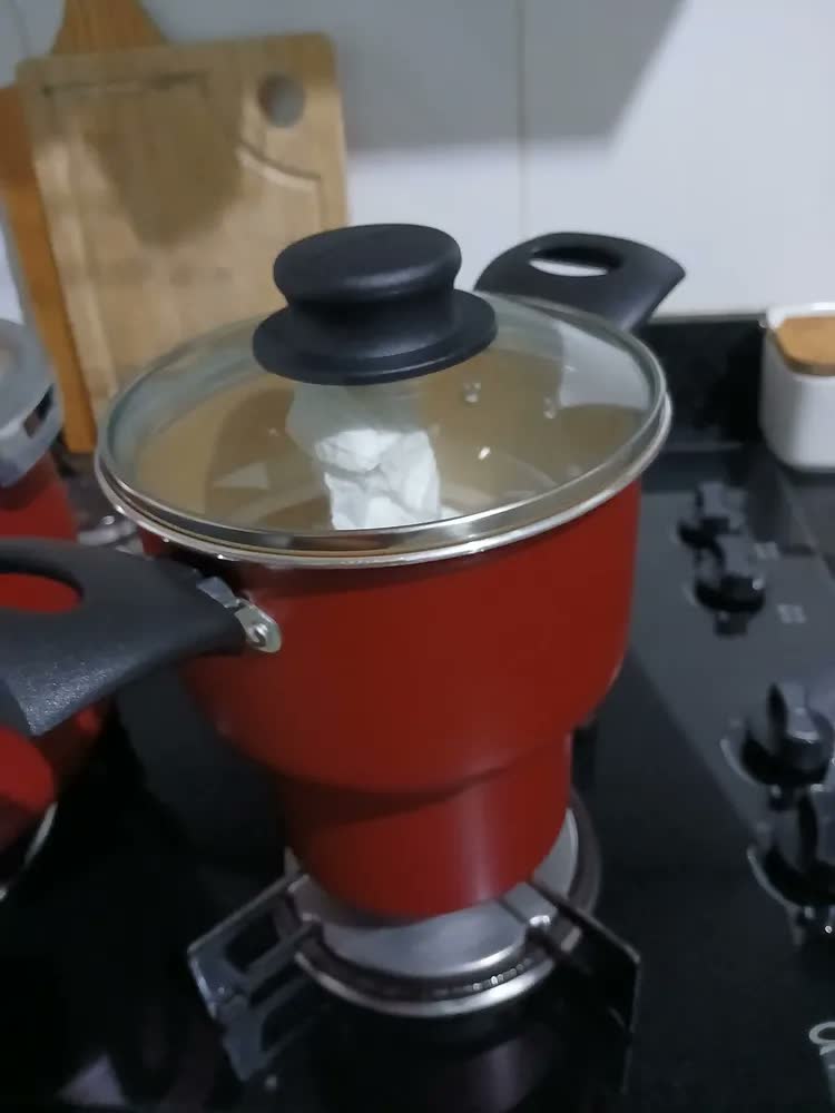 foto de Cuscuzeira 14cm 1,9l Turim Vermelho Antiaderente Tramontina