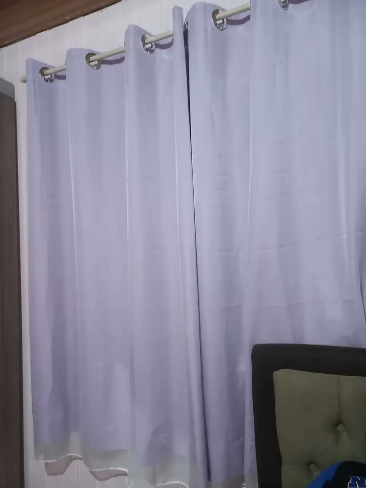 foto de Cortina Blackout Com Voil  2,80x1,60 Rosa Quarto De Menina