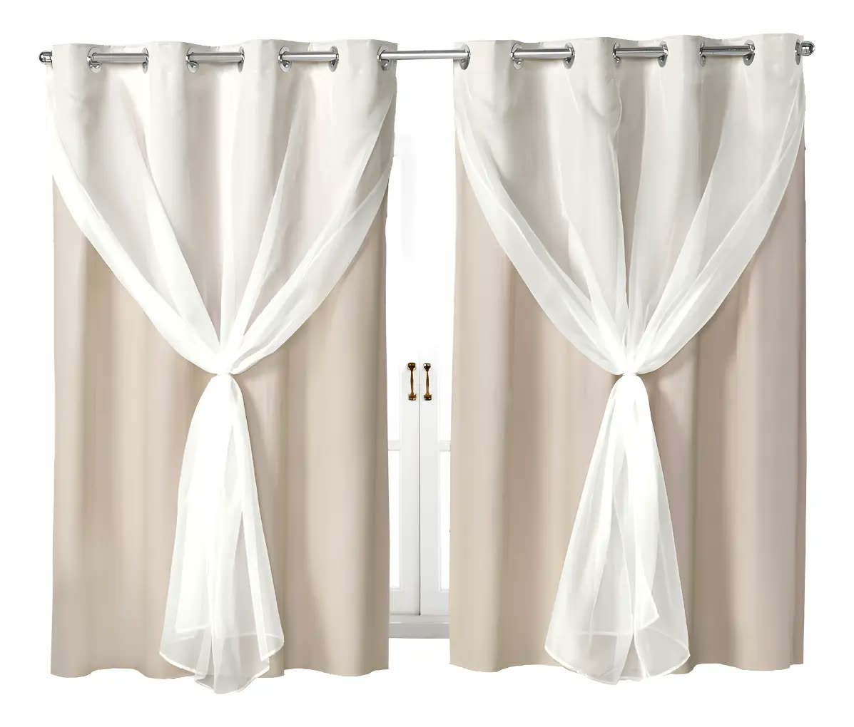Cortina Blackout Blecaute 2,20x130 Sala Cozinha Quarto Voil