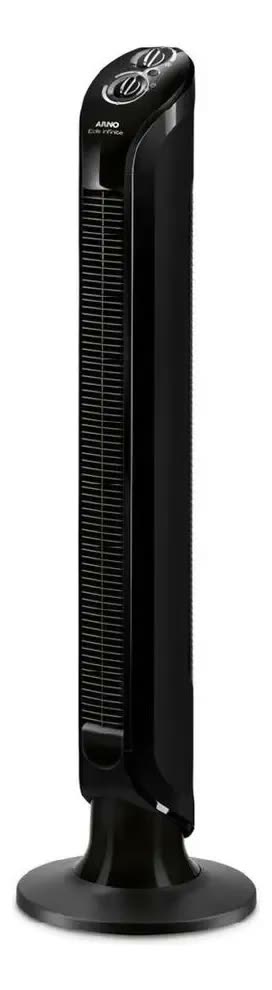 Ventilador De Torre Arno Com 03 Velocidades Preto Neole Cor das pás -