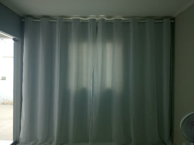 foto de Cortina Blackout C/ Voil 4,00m X 2,70m Para Quarto E Sala