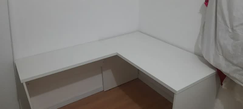 foto de Mesa De Canto Em L Para Escritório 1.20x1.50 Tampo 30mm