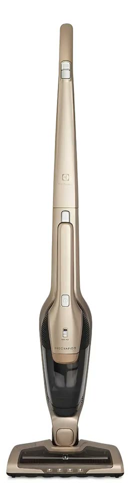 Aspirador de Pó Vertical Sem Fio Electrolux Ergorapido 2 em 1 Bocal Pet até 45 min Dourado (ERG26) Bivolt