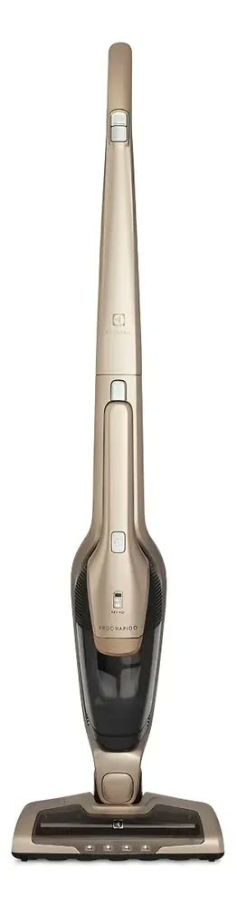 Aspirador de Pó Vertical Sem Fio Electrolux Ergorapido 2 em 1 Bocal Pet até 45 min Dourado (ERG26) Bivolt