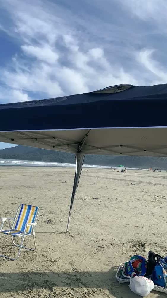 foto de Gazebo dobrável Mor Gazebo 3x3m - X-Flex Azul 3m x 3m x 2.5m - branco