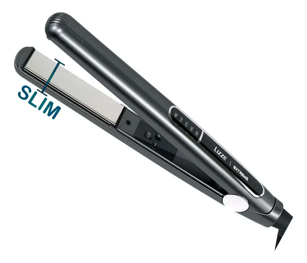 Chapinha de cabelo Lizze Profissional 480 Extreme SLIM cinza