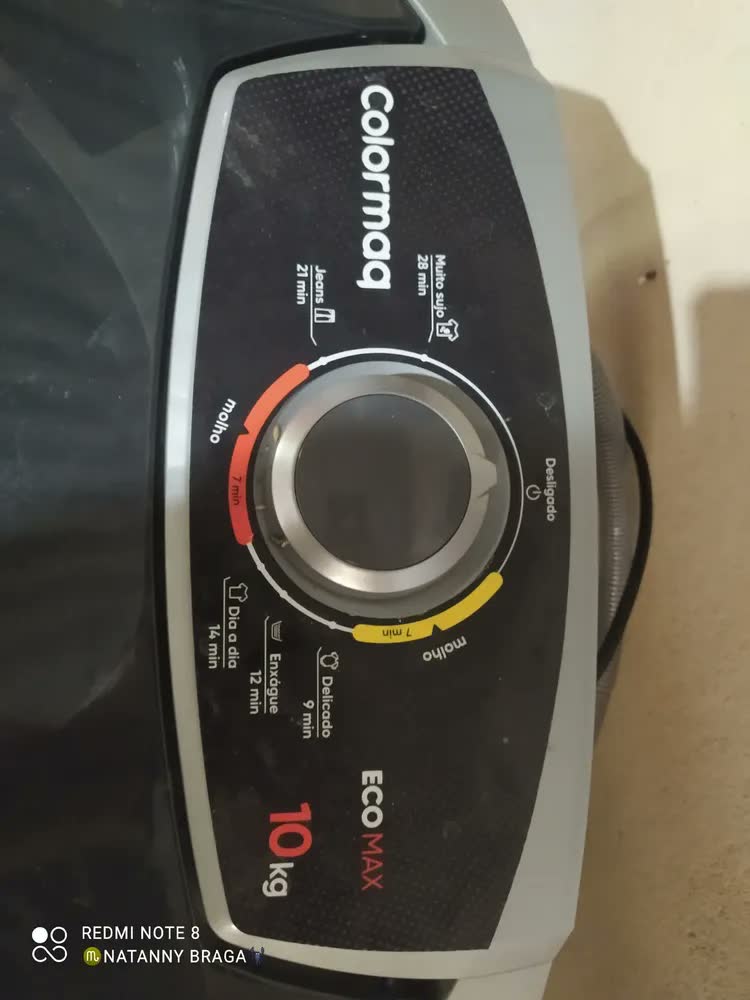 foto de Tanquinho Colormaq Lavadora Roupas Semi-automática Lcs 10kg Cor Prata