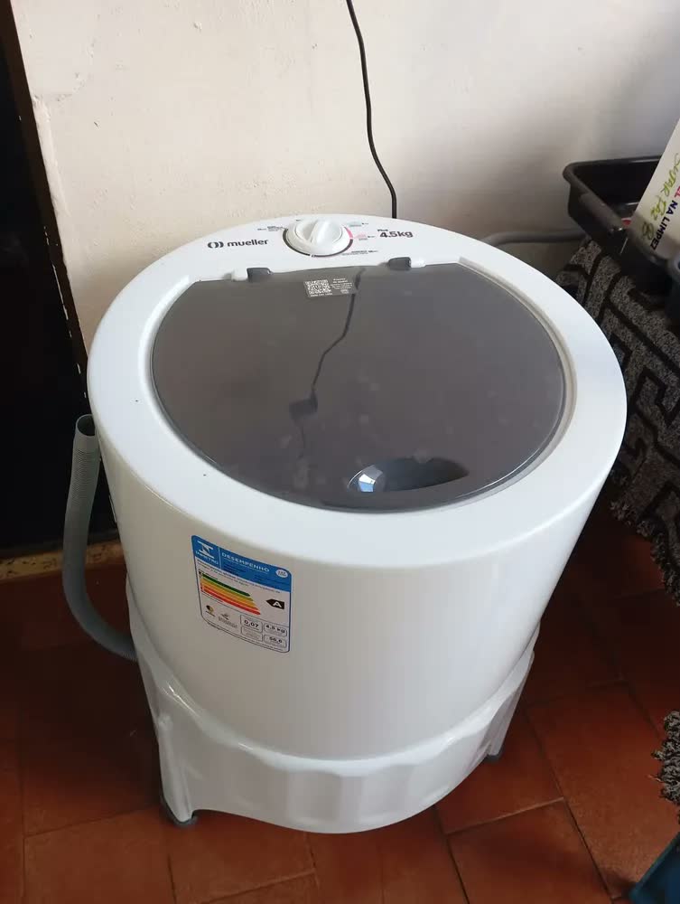 foto de Tanquinho/lavadora Semiautomática Mueller Plus 4,5kg Cor Preto