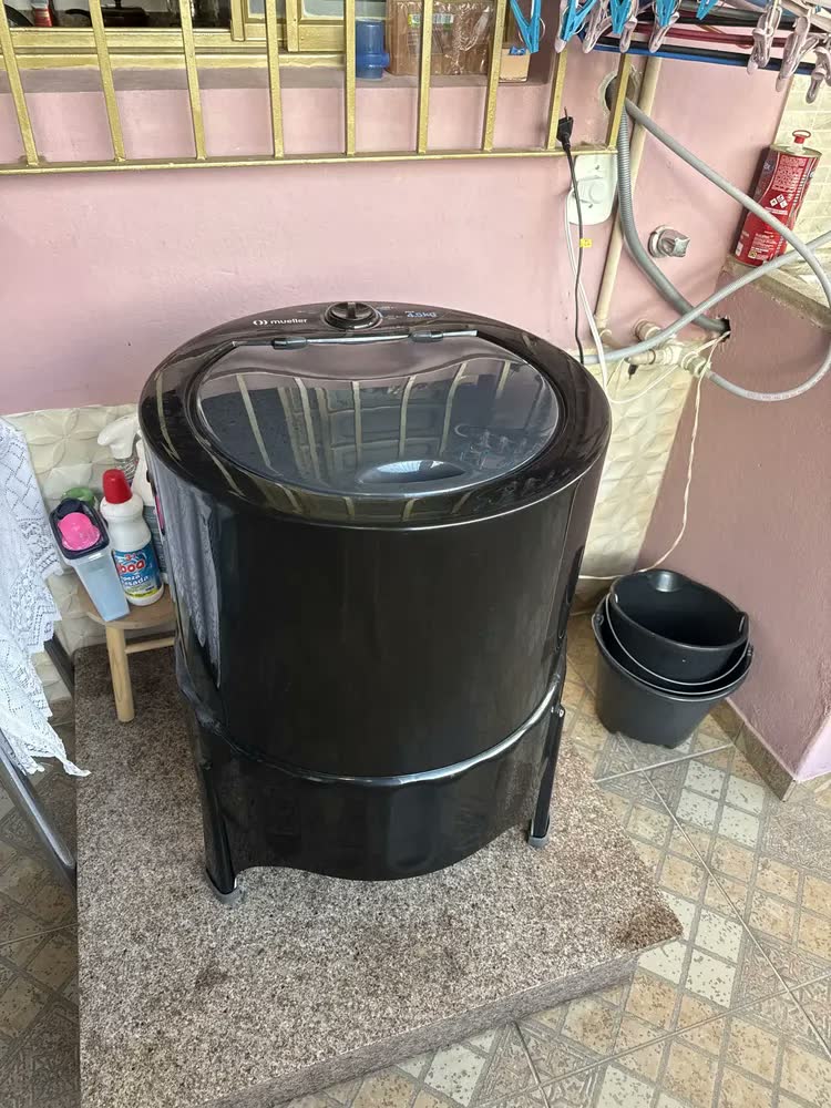 foto de Tanquinho/lavadora Semiautomática Mueller Plus 4,5kg Cor Preto