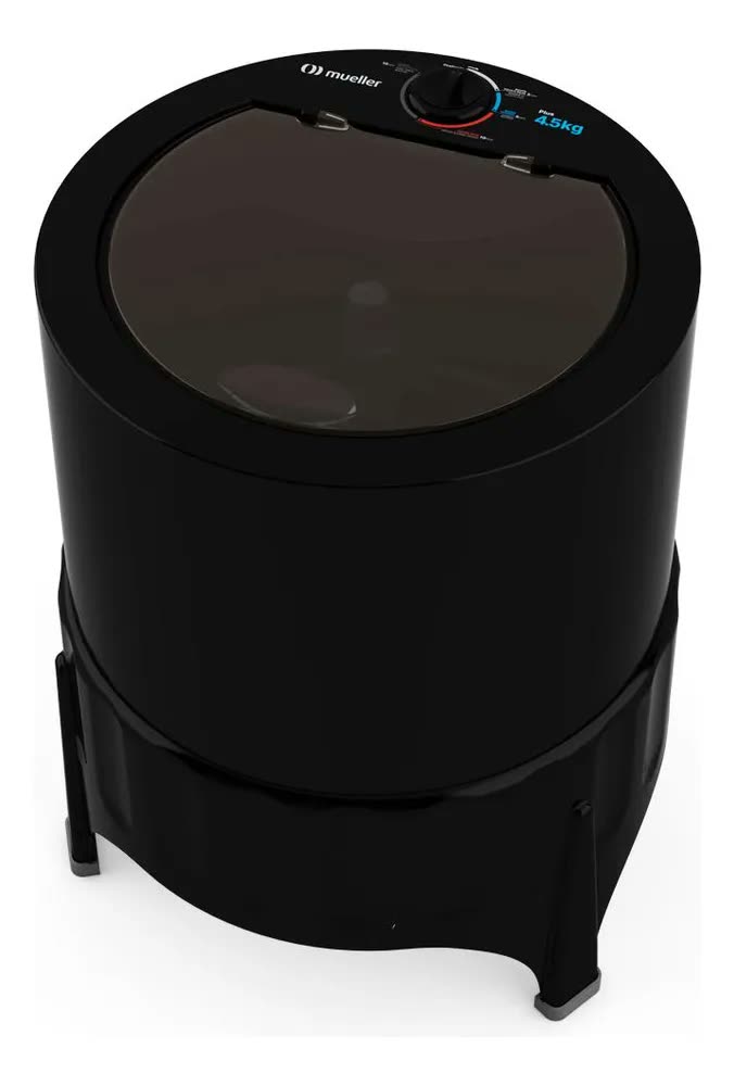 Tanquinho/lavadora Semiautomática Mueller Plus 4,5kg Cor Preto