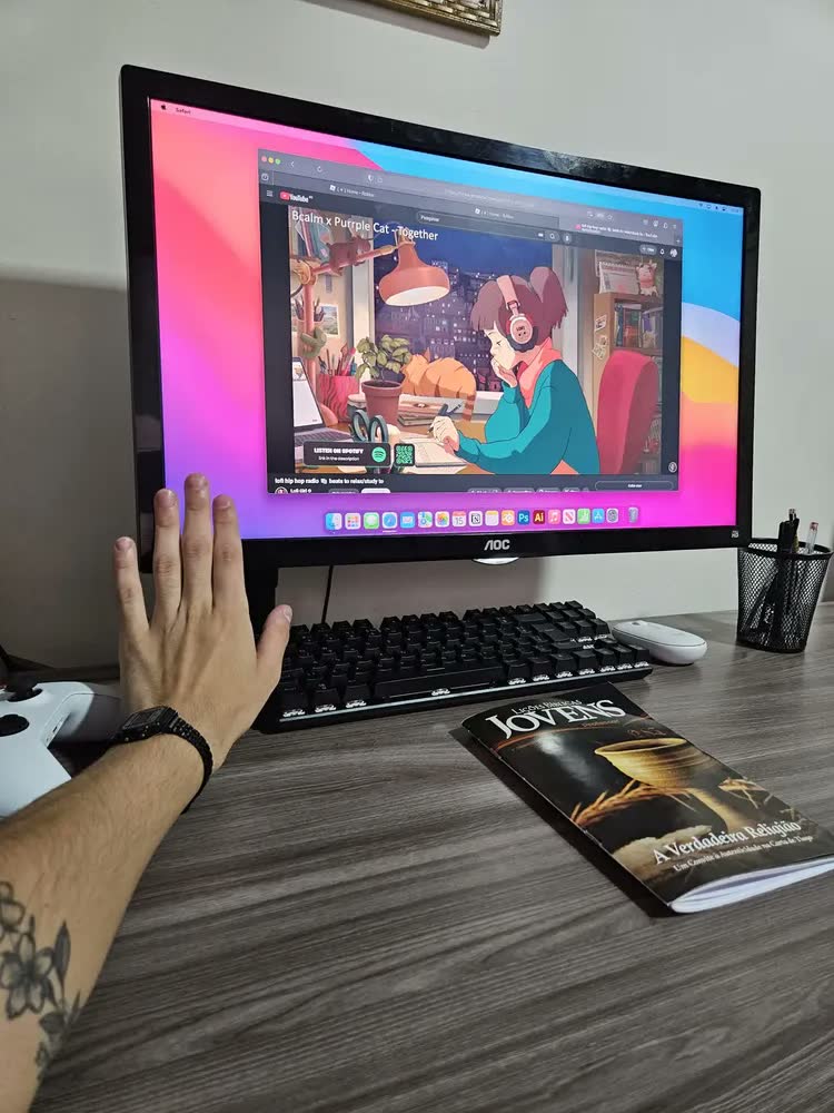 foto de Suporte Articulado Monitor Mesa 17 a 34 7kg Ergonômico F50N ELG