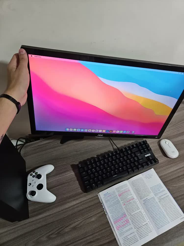 foto de Suporte Articulado Monitor Mesa 17 a 34 7kg Ergonômico F50N ELG