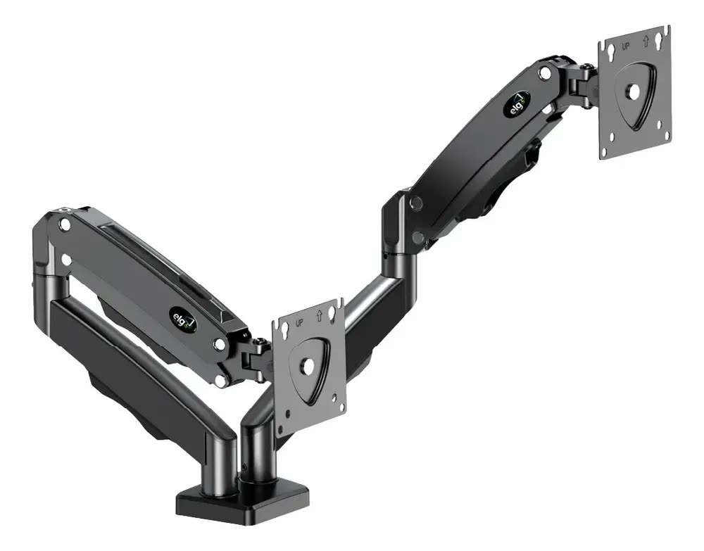 Suporte Ergonômico Articulado de Mesa, 2 Monitores 17