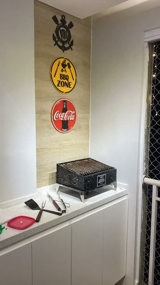 foto de Churrasqueira Apolo Parrilla Mini Esmaltada Weber
