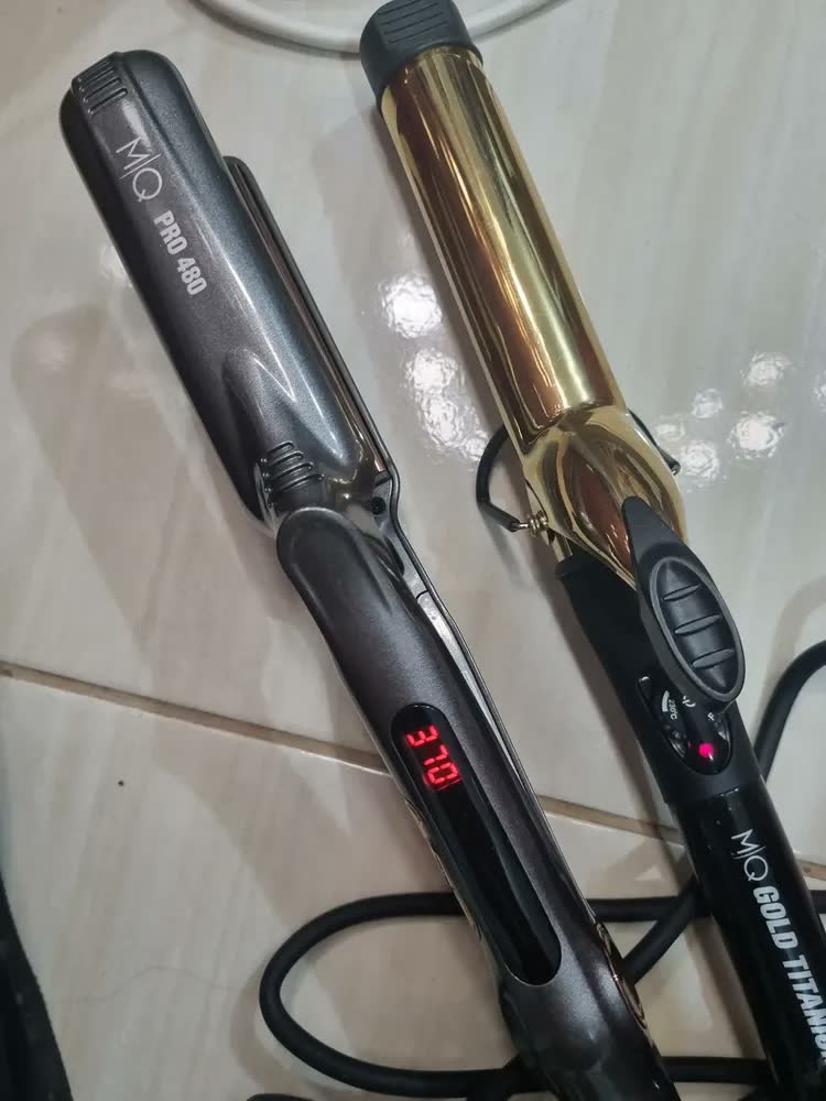 foto de Chapinha De Cabelo Mq Professional Titanium Pro 480 Cor Chumbo