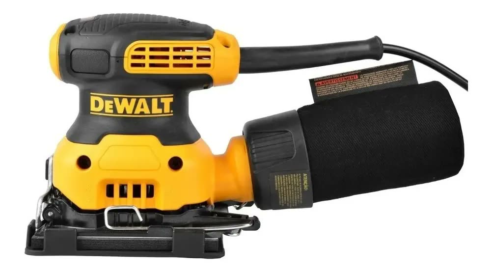 Lixadeira profissional orbital DeWalt DWE6411 amarela 50Hz/60Hz 230W