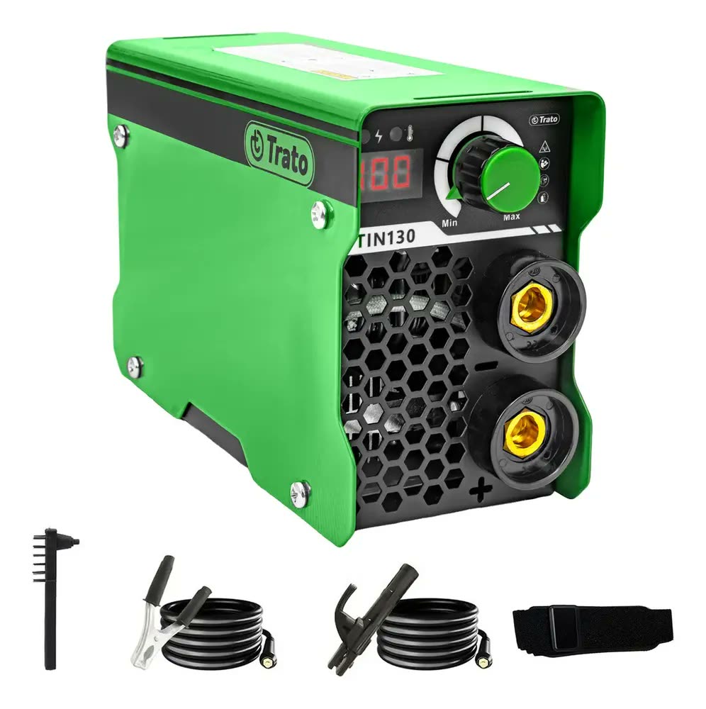 foto de Máquina de Solda Inversora MMA Trato TIN130 130A 220V Tecnologia IGBT Leve e Eficiente