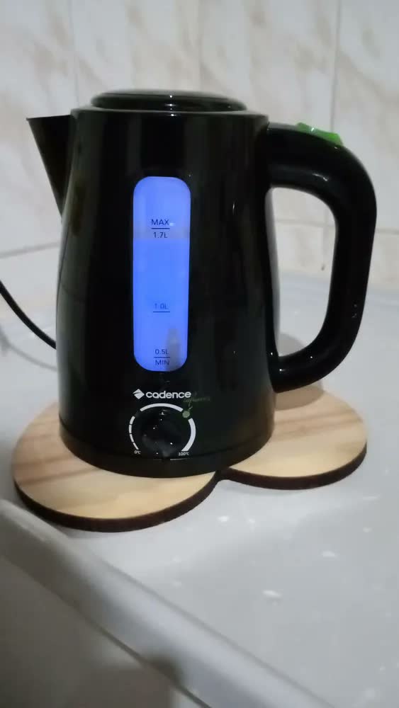 foto de Chaleira Elétrica Cadence Infusion 1,7l Cor Preto
