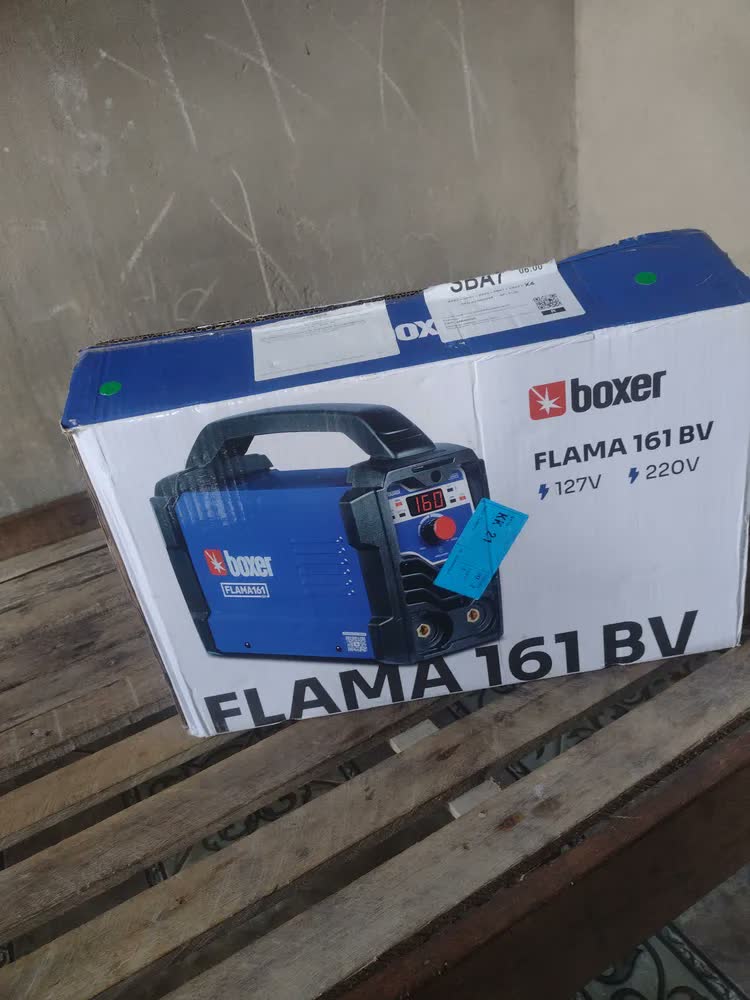 foto de Máquina De Solda Inverter Boxer Flama 161 Bv Azul E Preta 11 Azul/preto