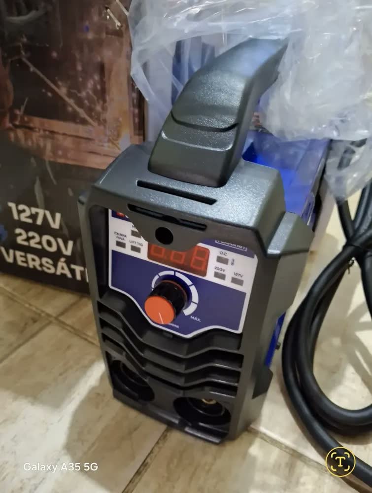 foto de Máquina De Solda Inverter Boxer Flama 161 Bv Azul E Preta 11 Azul/preto