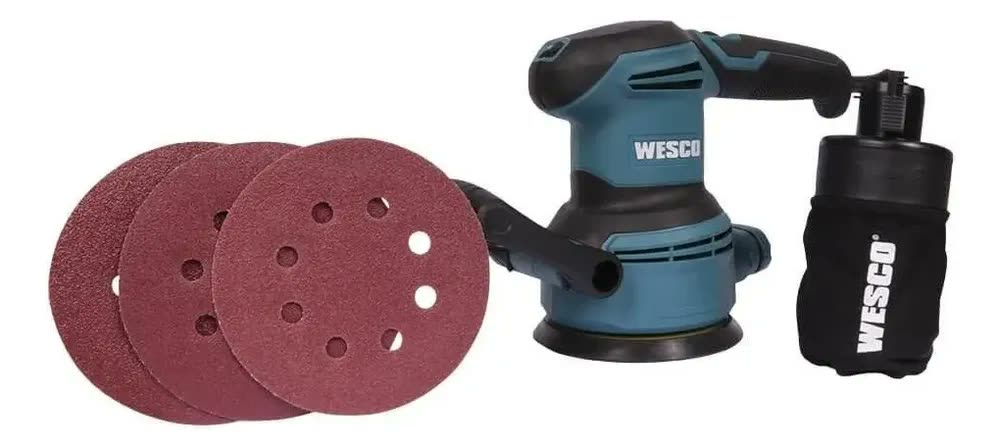 foto de Lixadeira Roto Orbital Wesco WS4265 400W 125mm Velocidade Variável