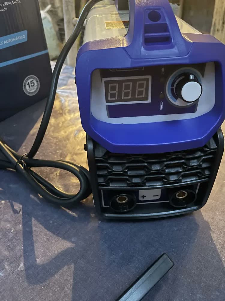 foto de Máquina solda inverter Touch 150 BV branco/azul Profissional Boxer