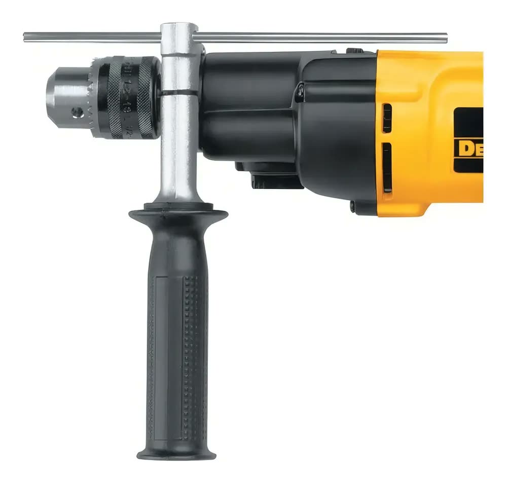 Furadeira de Impacto 13mm Dewalt Modelo DW505 Furadeira Elétrica Profissional Potência de 800W Amarelo