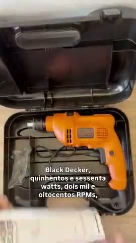 vídeo do produto