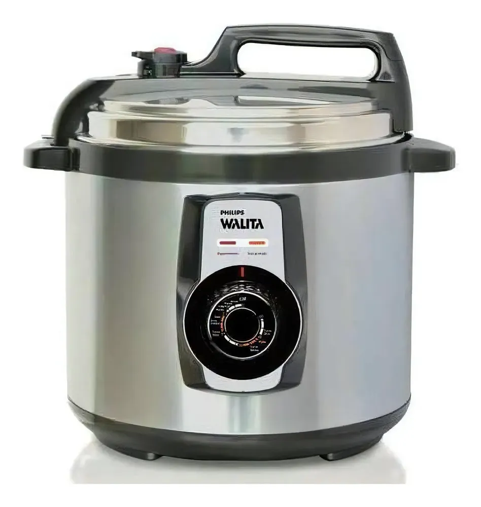 foto de Panela elétrica a pressão Philips Walita RI3103 - Preto/Prata 60Hz
