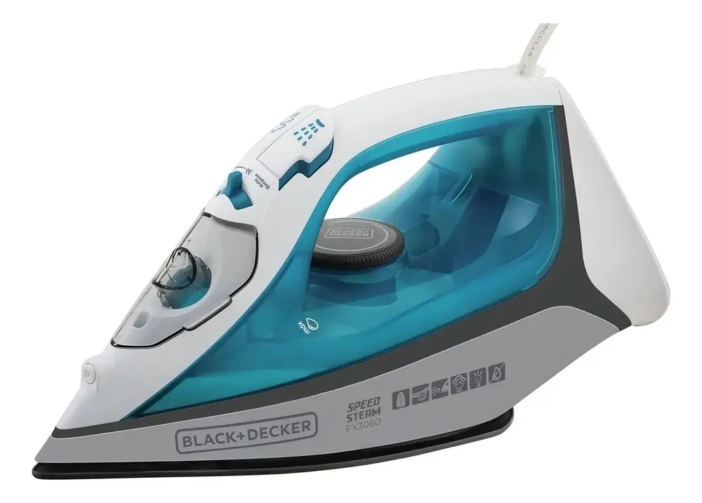Ferro de Passar Roupa Black+Decker FX3060 Base Antiaderente
