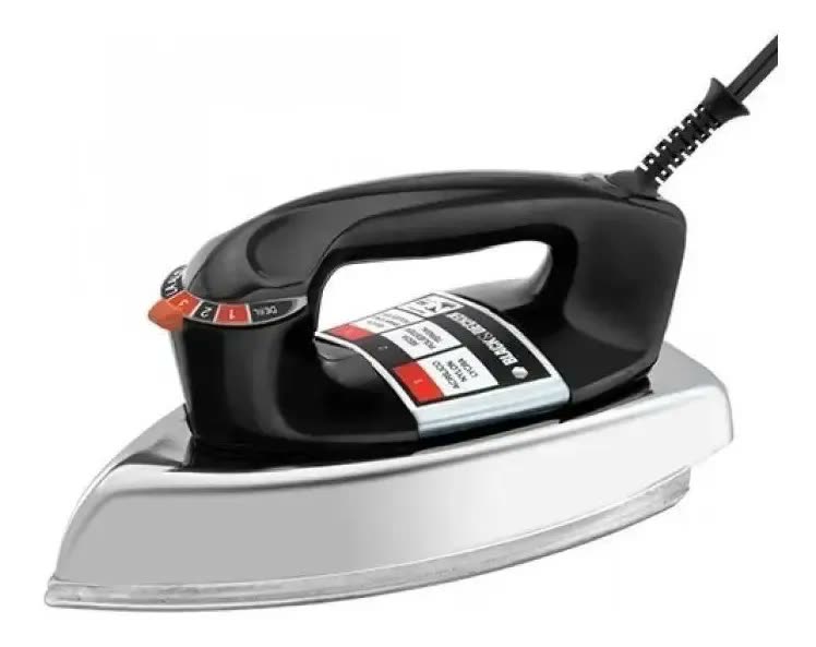 Ferro a vapor Black+decker cor preto prateado Vfa1110tm2
