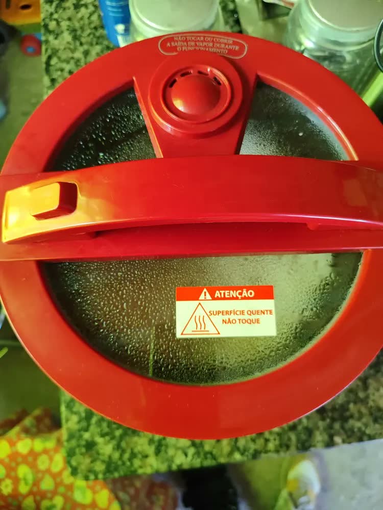 foto de Arrozeira elétrica a vapor Philco PH10 Visor Glass Inox - Preto/Prata