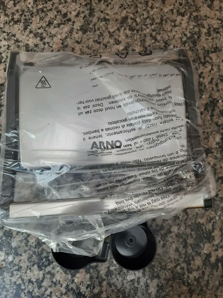 foto de Grill Arno Dual Inox com abertura de 180° GNOX