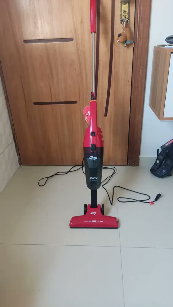 foto de Aspirador De Pó Vertical High Speed 1000w 2 Em 1 Wap Cor Vermelho