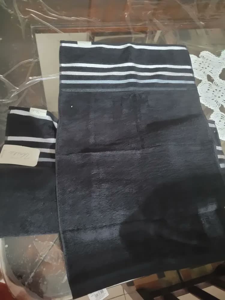 foto de Toalhas Banho E Rosto Karsten Lumina  140x70cm Fio Penteado