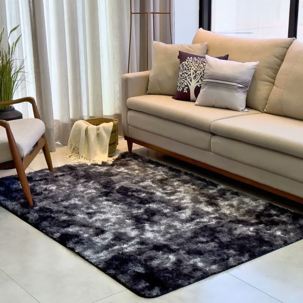 Tapete 2x3 Para Sala Grande Peludo Felpudo 2,00x3,00+brinde