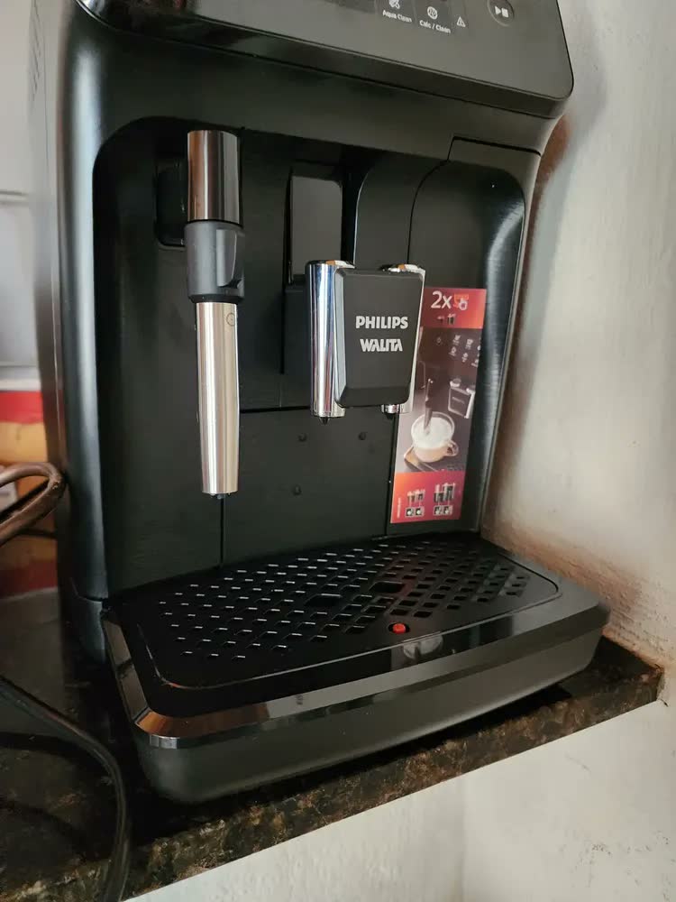 foto de Cafeteira Espresso Philips Walita Cor Preto