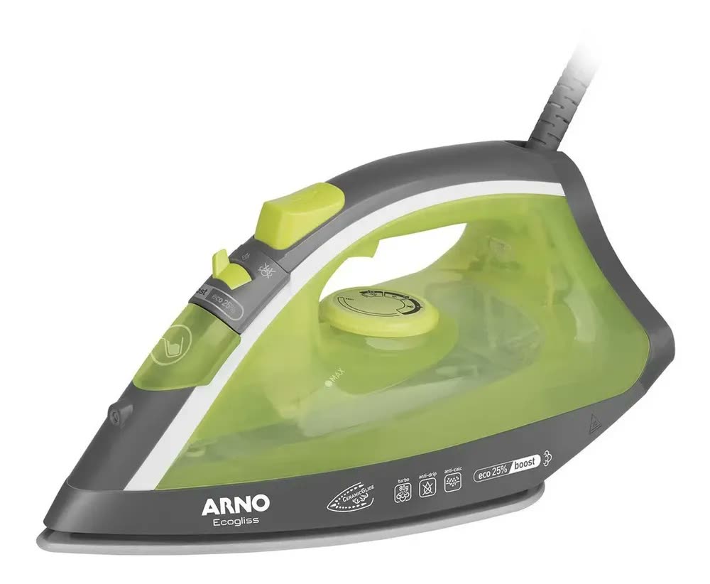 Ferro A Vapor Arno Ecogliss Fec1 Cor Verde