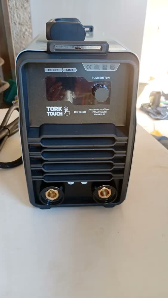 foto de Maquina De Solda Inversora Tig Mma 300 Amp Touch ITE-12300 Vrd Super Tork Cor Cinza claro Frequência 50 Hz/60 Hz