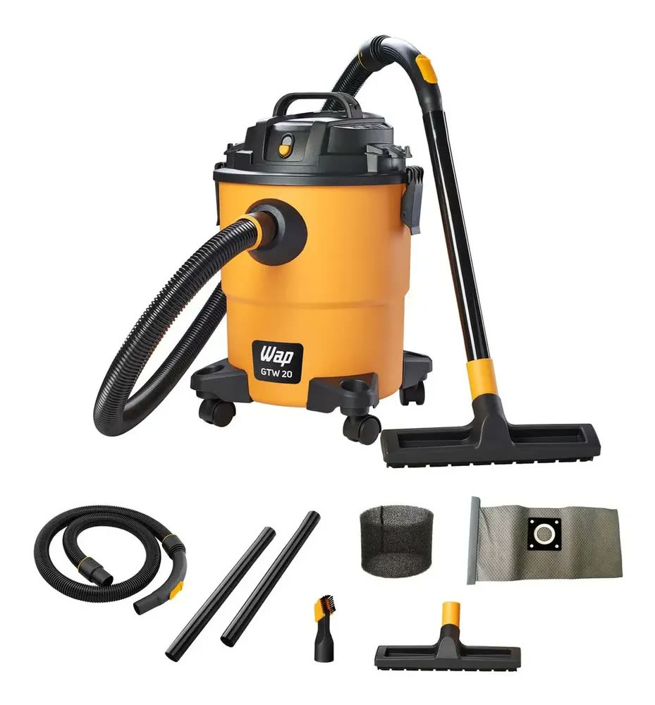 Aspirador de Pó e Água Profissional WAP GTW 20 1600W
