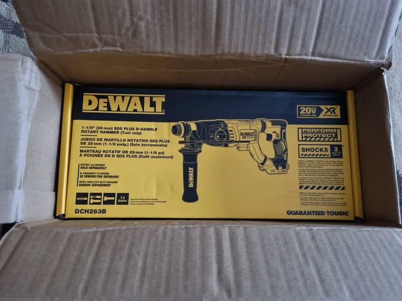 foto de Martelete Perfurador e Rompedor Dewalt Modelo DCH263B