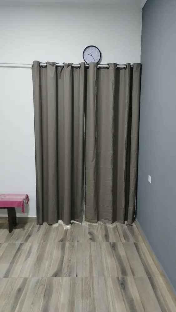 foto de Cortina Blackout De Pvc 1,40m X 2,30m Cinza