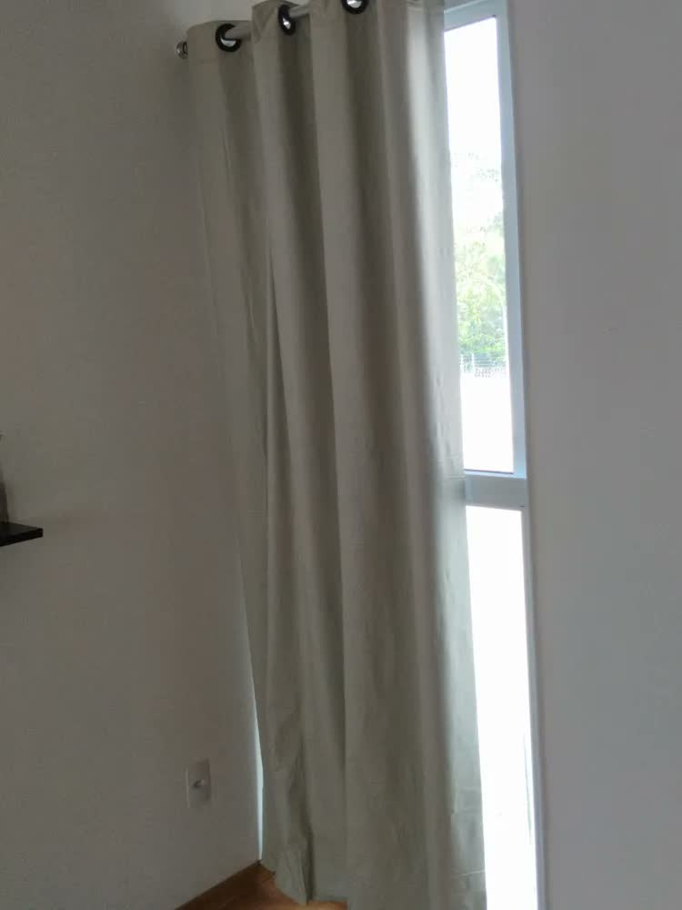 foto de Cortina Blackout De Pvc 1,40m X 2,30m Cinza