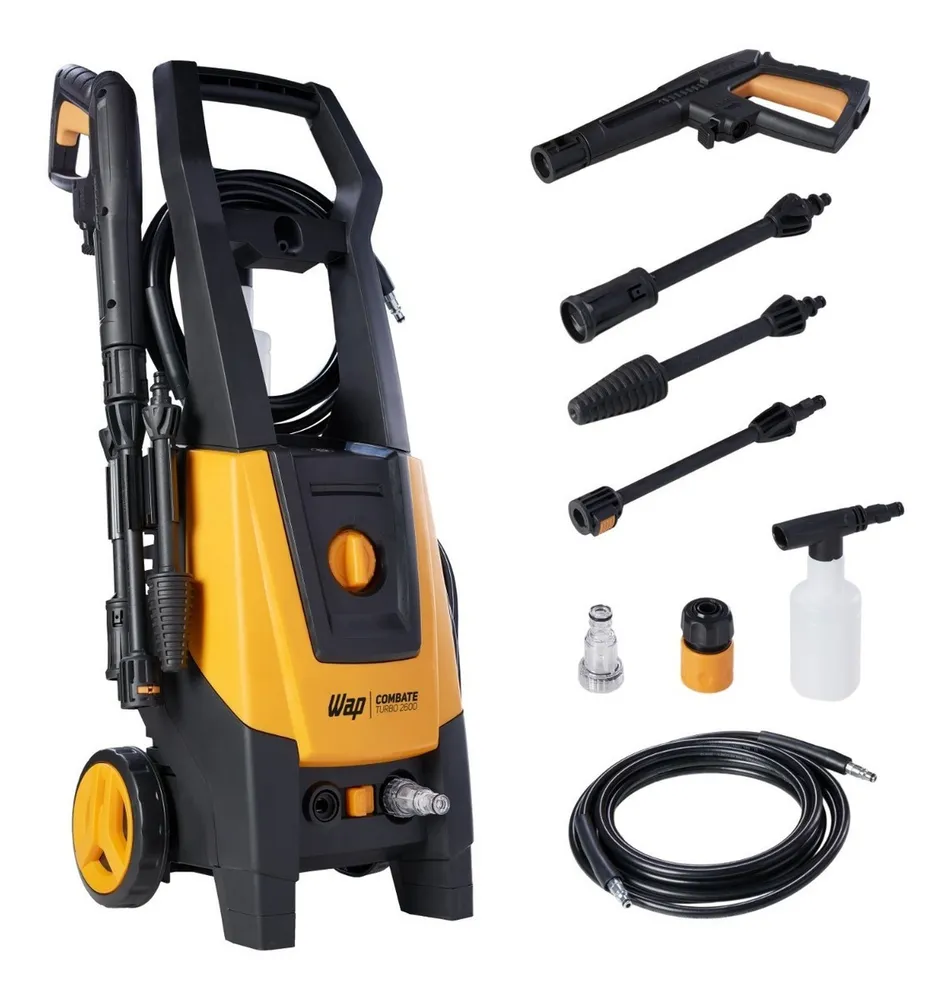 Lavadora de Alta Pressão WAP Combate Turbo 2600 Motor de Indução