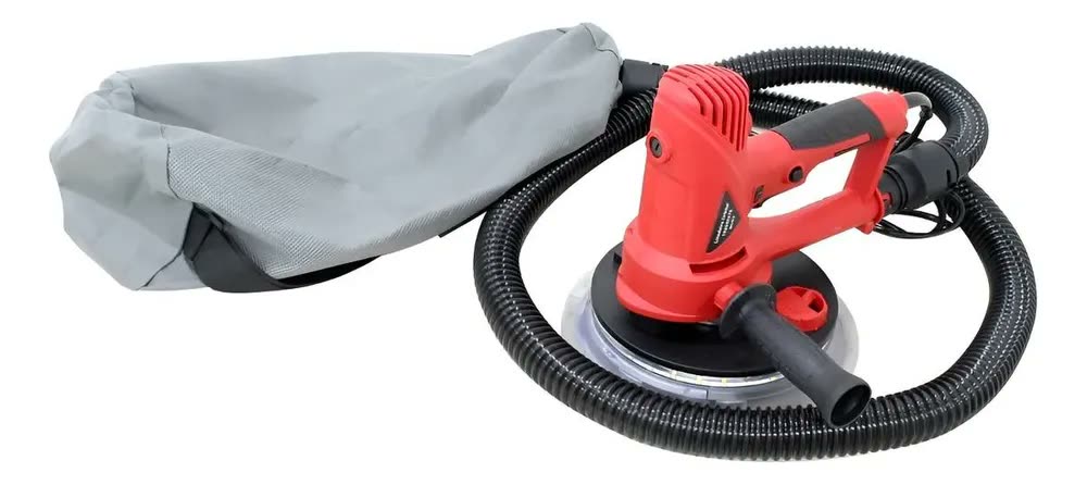 foto de Lixadeira De Parede E Teto Girafa 750w Com Coletor De Po Nagano NLO Cor Vermelho