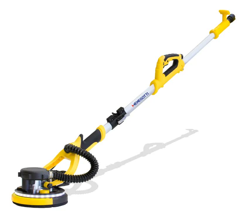 foto de Lixadeira Telescopia De Parede Girafa Mlp 750 Led Menegotti Cor Amarelo Frequência 60 Hz