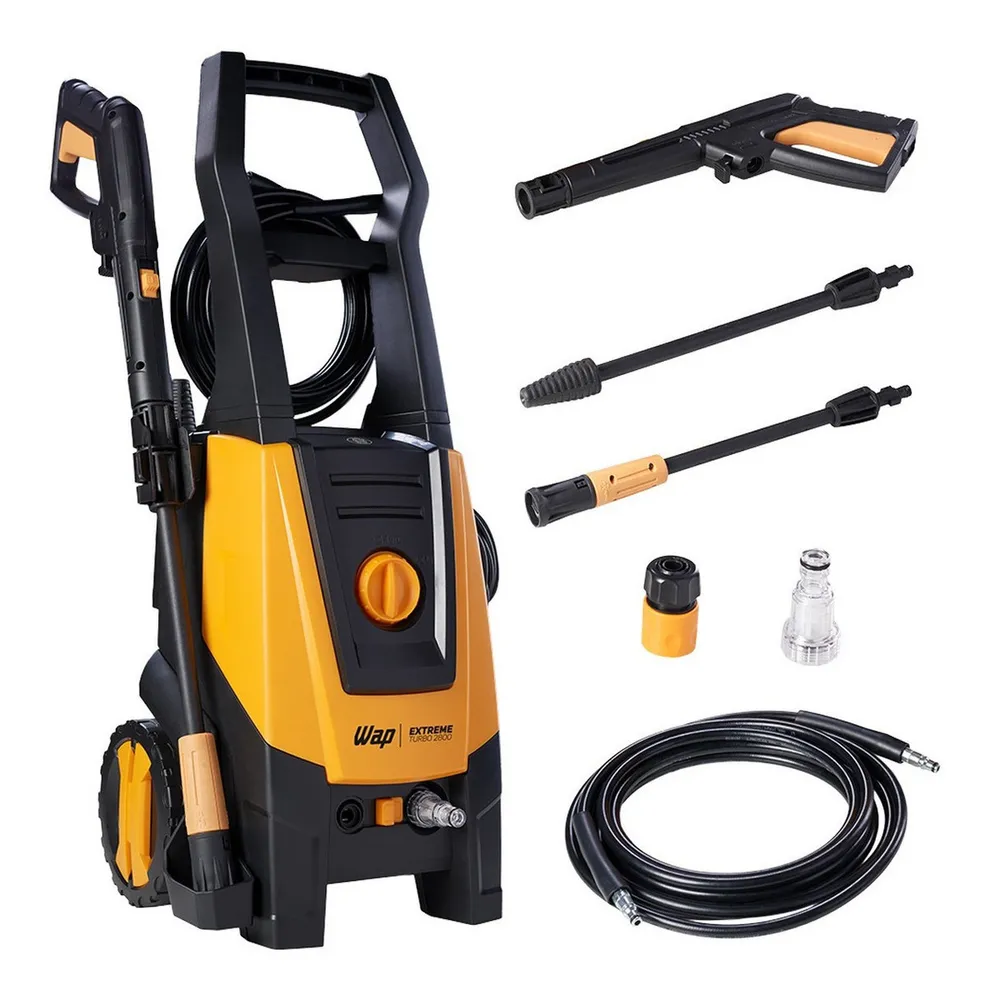 foto de Lavadora de Alta Pressão WAP Extreme Turbo 2800 com Aplicador de Detergente 1900W